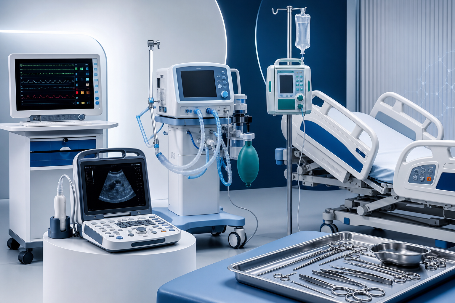 Modern medical equipment product range